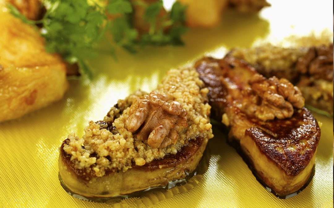 Foie gras de canard au miel et noix du Périgord - Le Verger de Barnabé