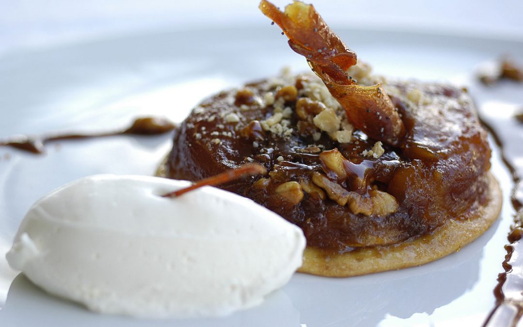 Tarte tatin pommes et noix BIO du Périgord - Le Verger de Barnabé